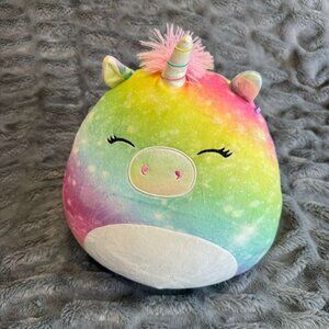 Squishmallows Kellytoy Prim the Unicorn Rainbow Multicolor 11” Soft Stuffed Plus